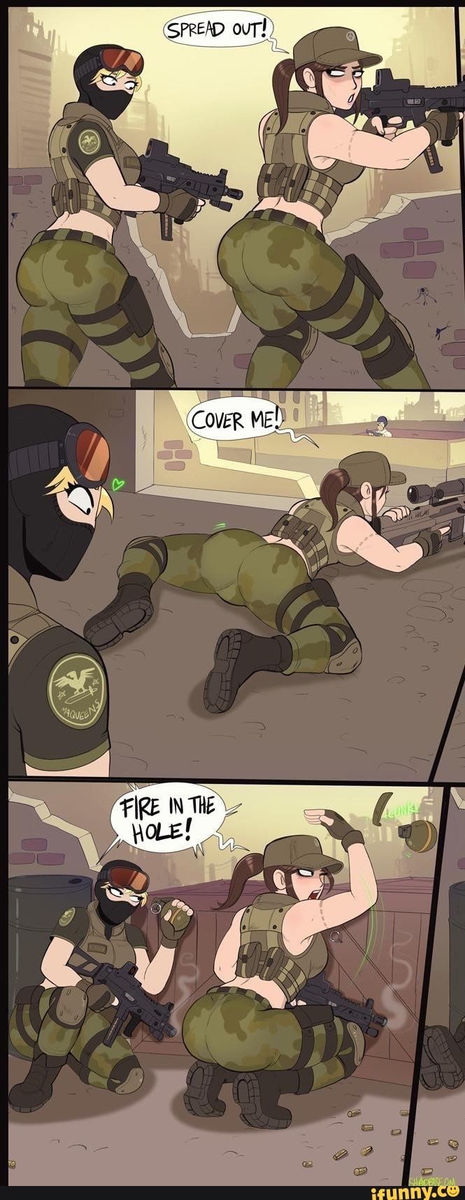 Порно комикс армии фото 52