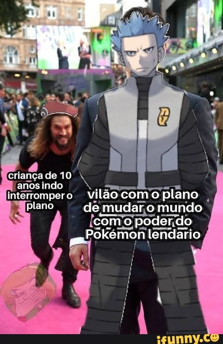 criança de 10 anos indo - interromper o vilão como vo plano
Plano de mudar; mui mundo como poder do
Pokémon: lendário