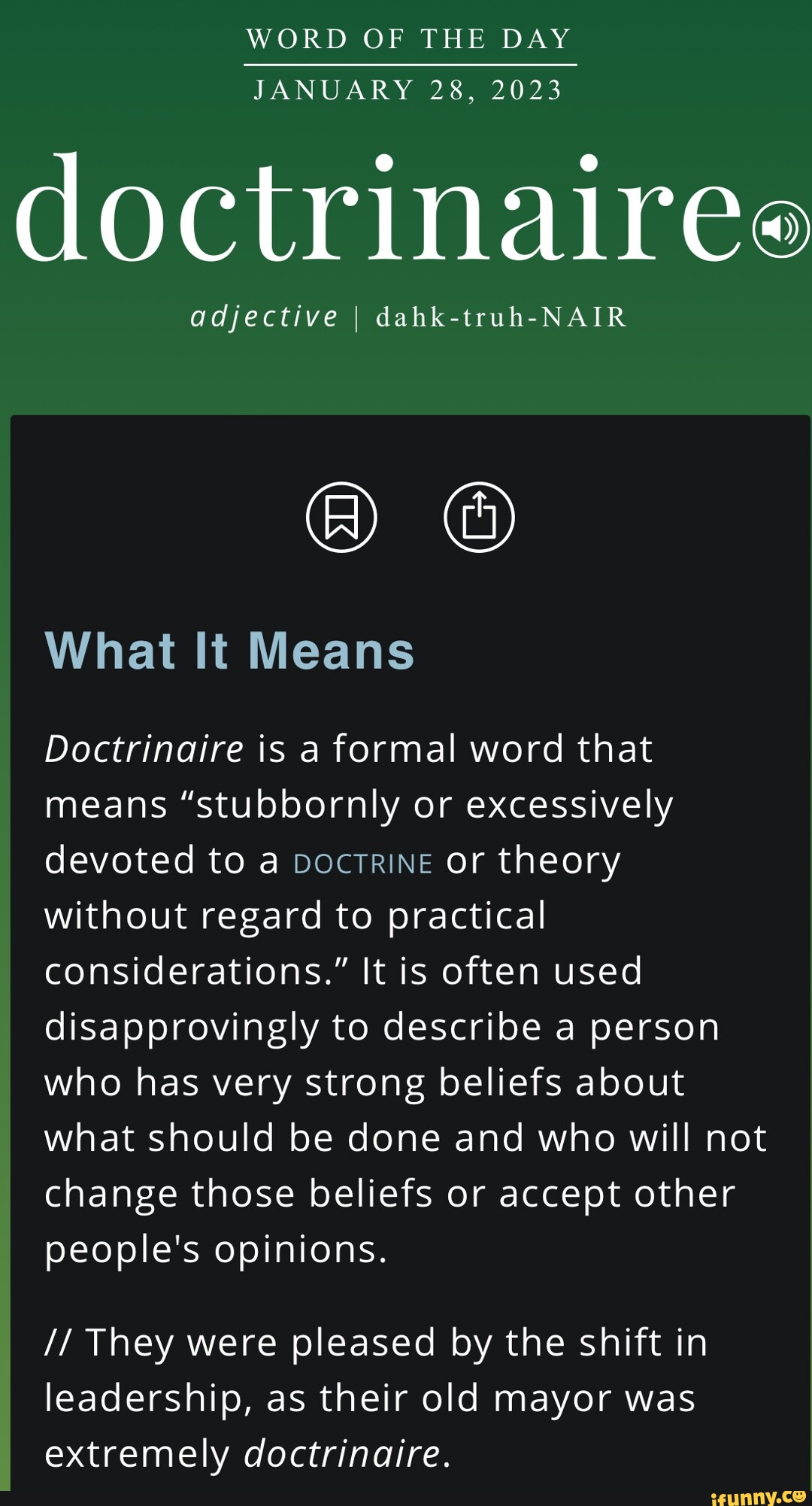 word-of-the-day-january-28-2023-doctrinairee-adjective-i-dahk-truh