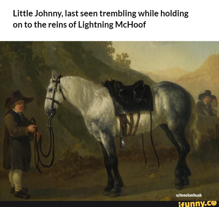 John last. The reins, the Halters, the Blinkers, the Nosebags.