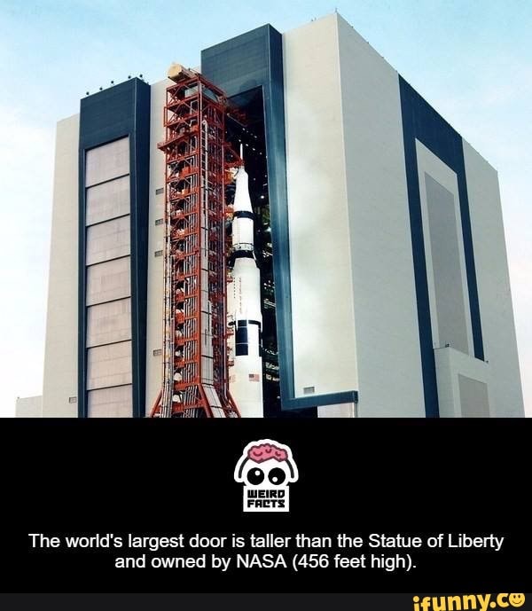 Mr The World S Largest Door Is Taller Than The Statue Of