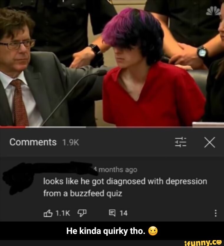 Comments 1.9K xX
4 months ago looks like he got diagnosed with depression from a buzzfeed quiz
1.1K BF 14
He kinda quirky tho. - He kinda quirky tho. 🥴