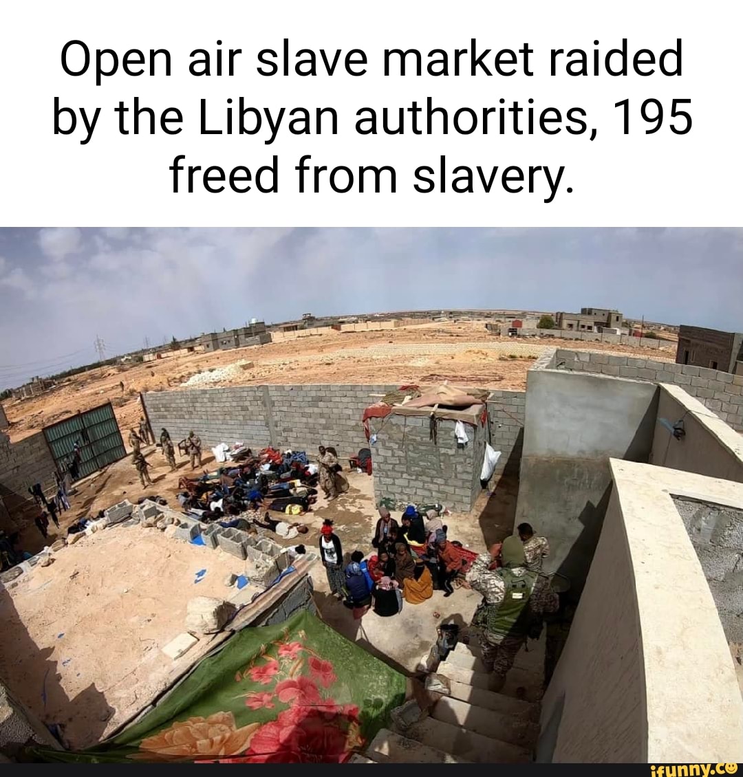 open air slave market in libya