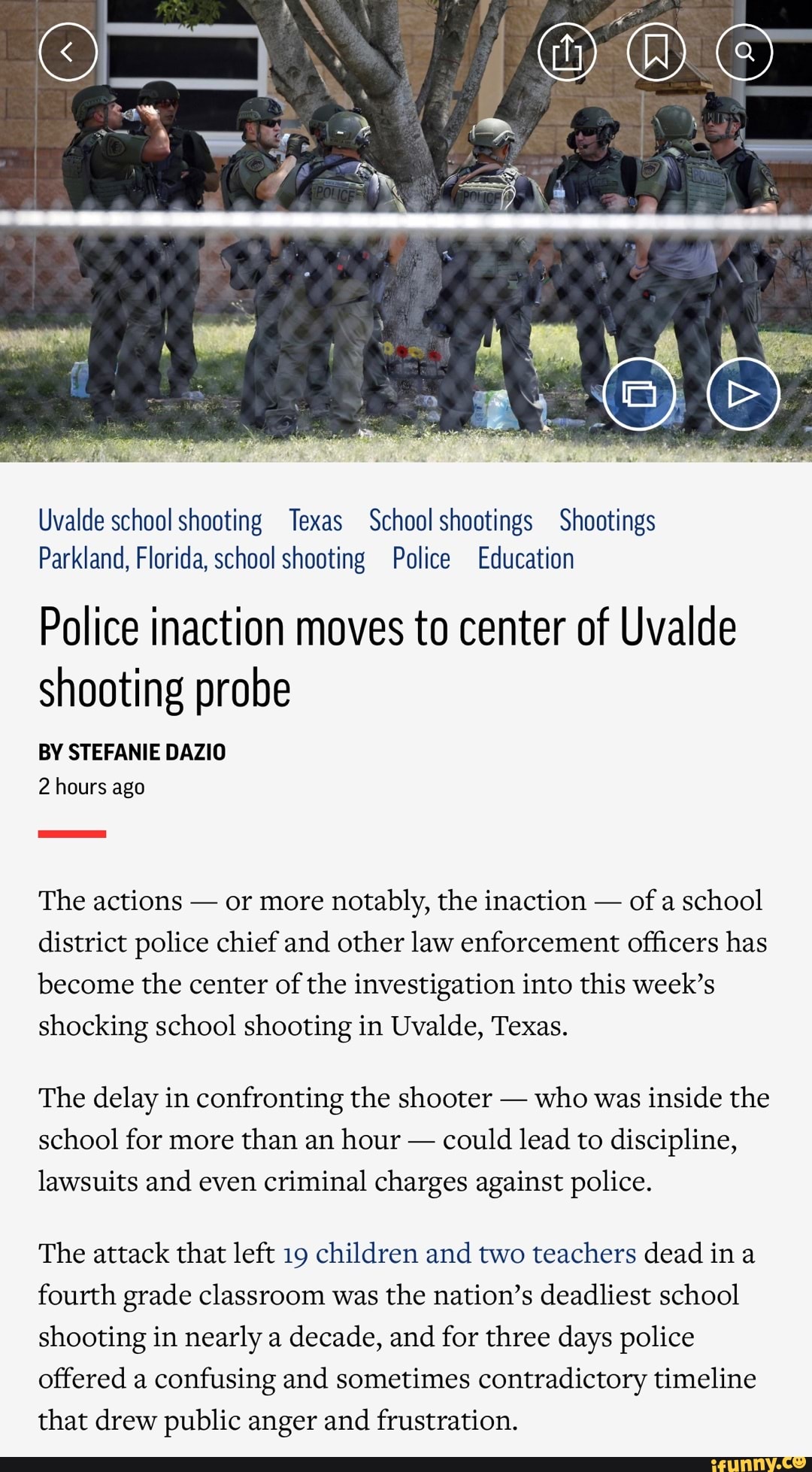 Uvalde School Shooting Texas School Shootings Shootings Parkland ...