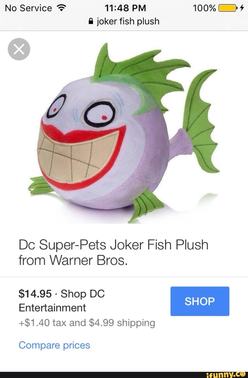 joker fish plush