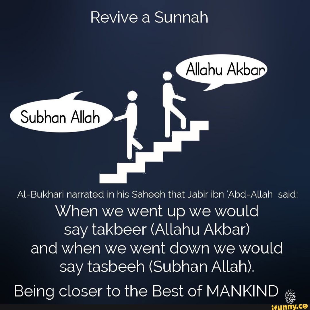 Revive Sunnah Al Bukhari Narrated In His Saheeh That Jabir