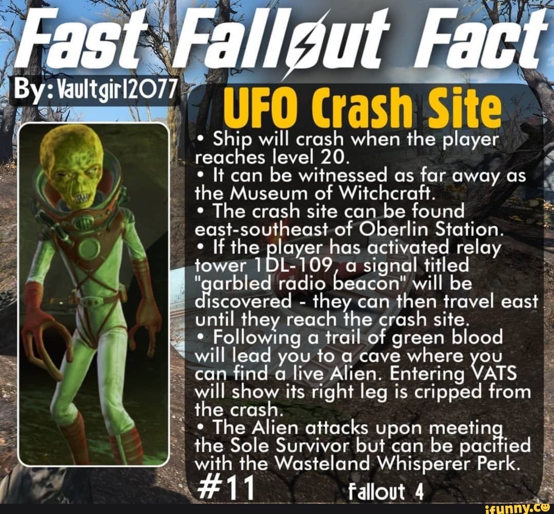 Fallout 4 ufo crashing фото 32