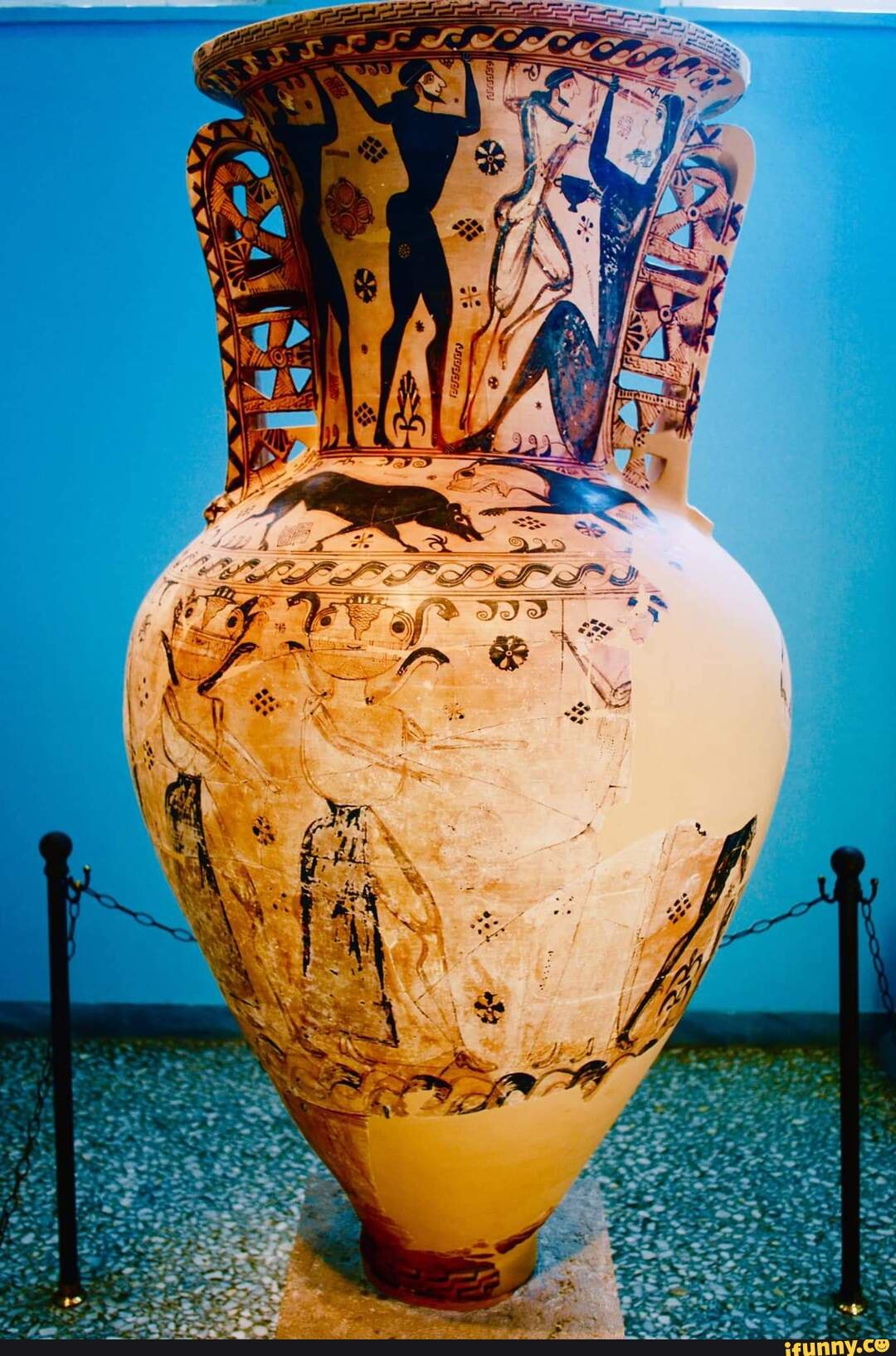 Eleusis Amphora - ‘something big’ Proto-Attic neck amphora, 675-650 B.C ...