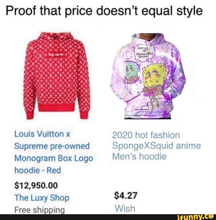 I'm thinking of buying the Supreme x Louis Vuitton Box Logo Hoodie