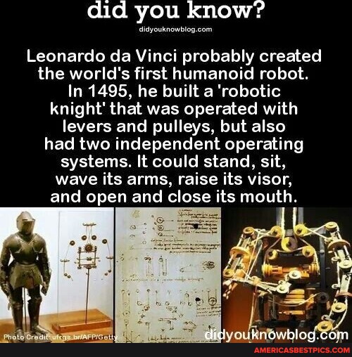 Did you know? Leonardo da Vinci probably created the world's first ...