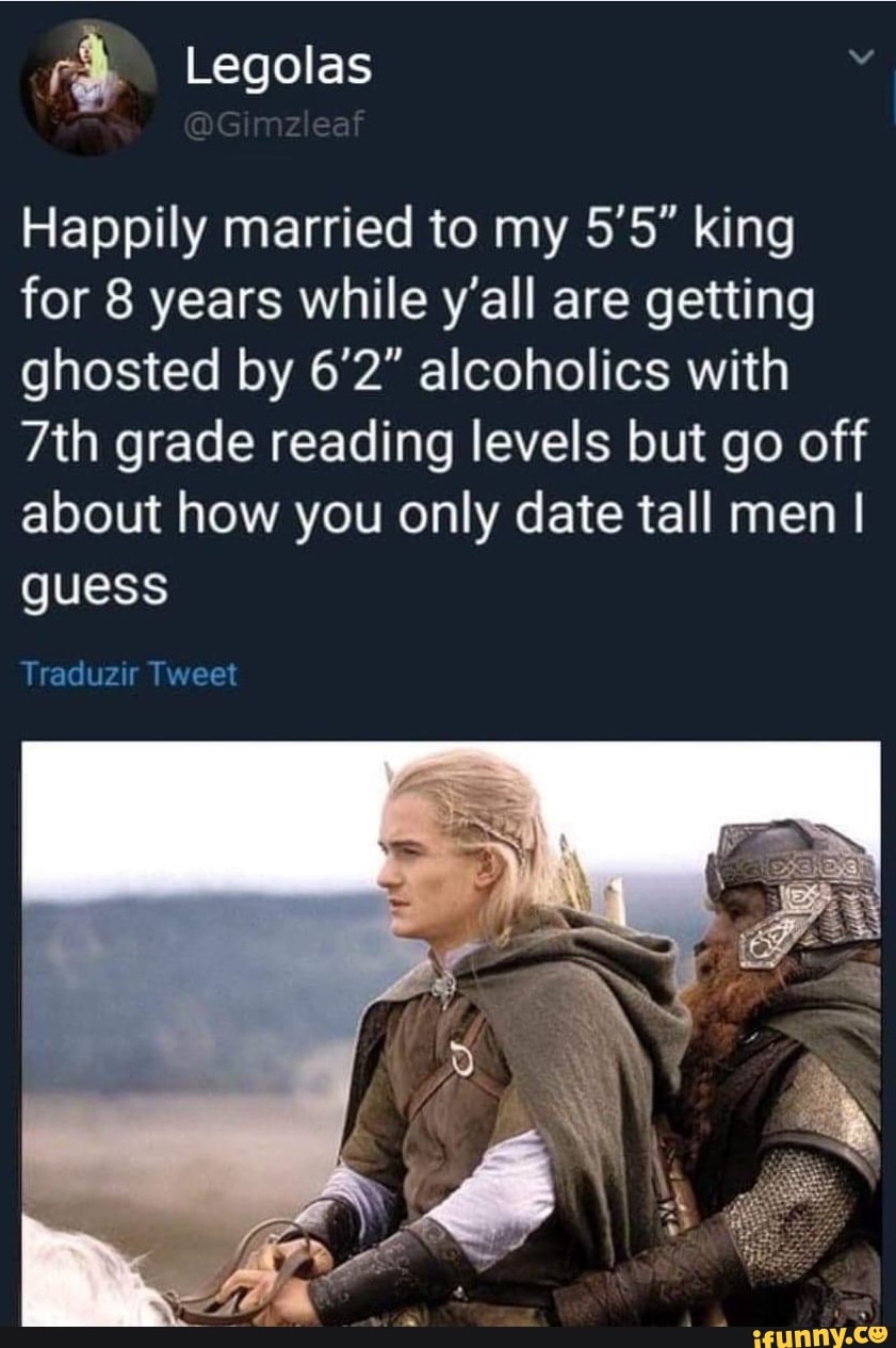 Happily married to my 5'5" king for 8 years while y'all are getting ghosted by 6'2" alcoholics with grade reading levels but go off about how you only date tall men I guess
Traduzir Tweet