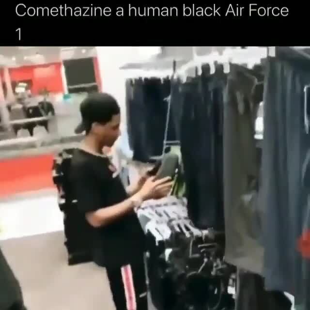 human black Air Force - iFunny 
