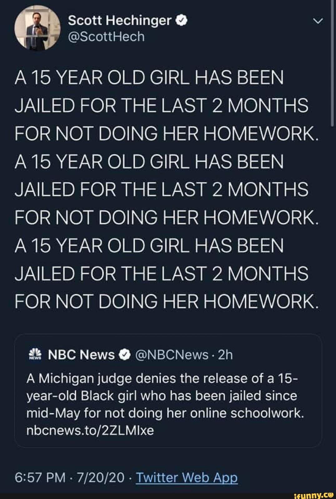 girl arrested for not doing homework