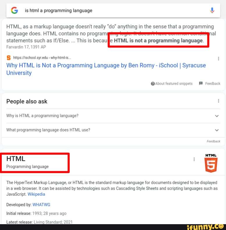 G Is Html A Programming Language HTML, As A Markup Language Doesn't ...