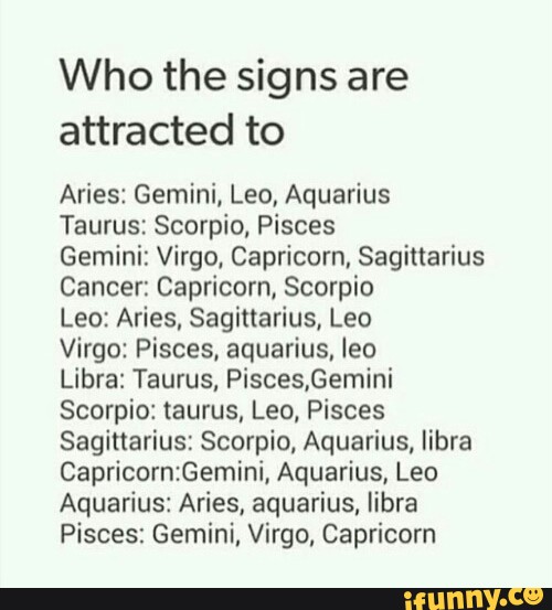Attracted why are aries? so virgos to 