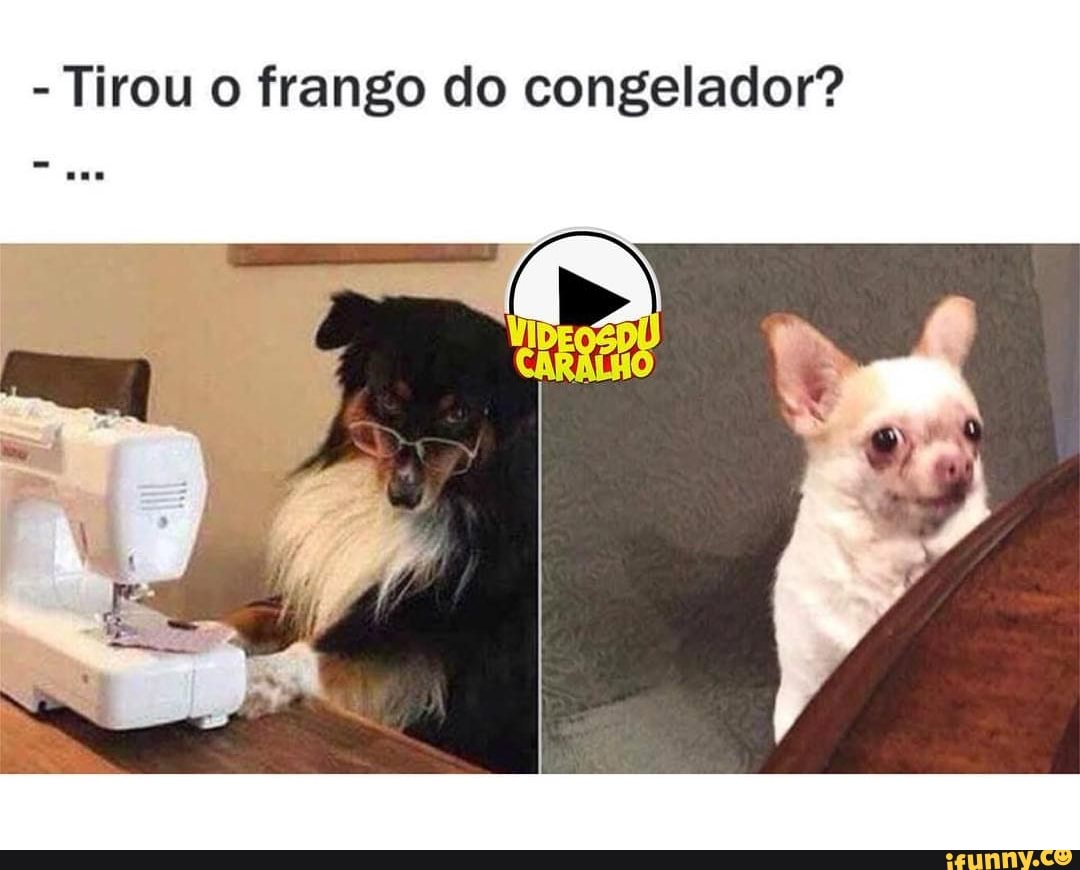 Tirou o frango do congelador?