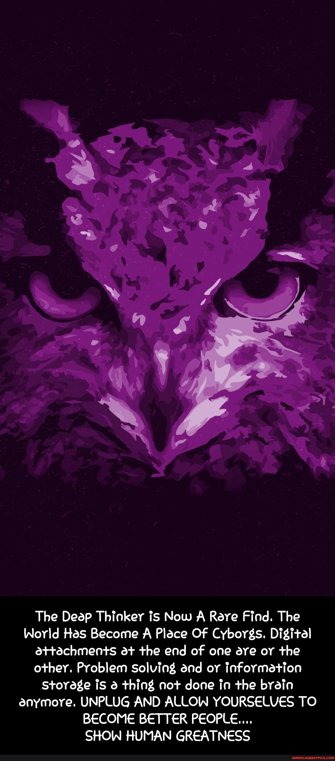 AS The Deap Thinker is Now A Rare Find. The World Has A Place Of