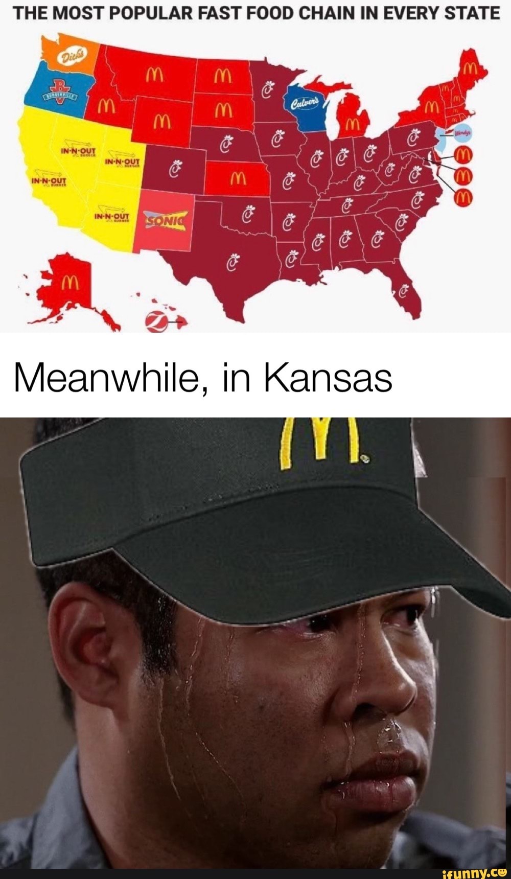 THE MOST POPULAR FAST FOOD CHAIN IN EVERY STATE Meanwhile, in Kansas