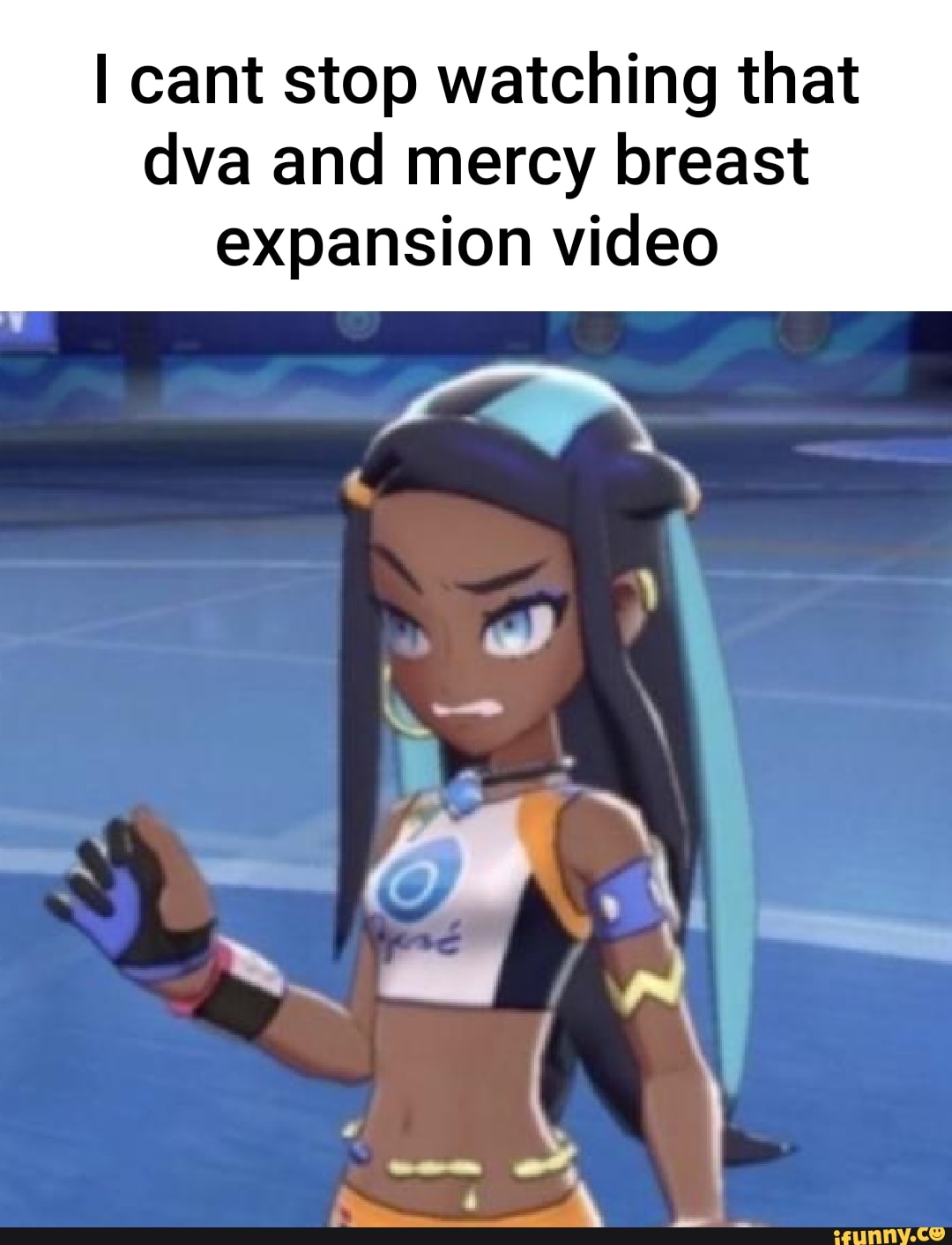 I cant stop watching that dva and mercy breast expansion video - iFunny