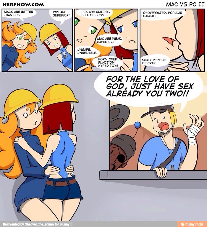 FOR THE LOVE OF
OD, JUST HAVE SEX
ALREADY YOU TWO!!