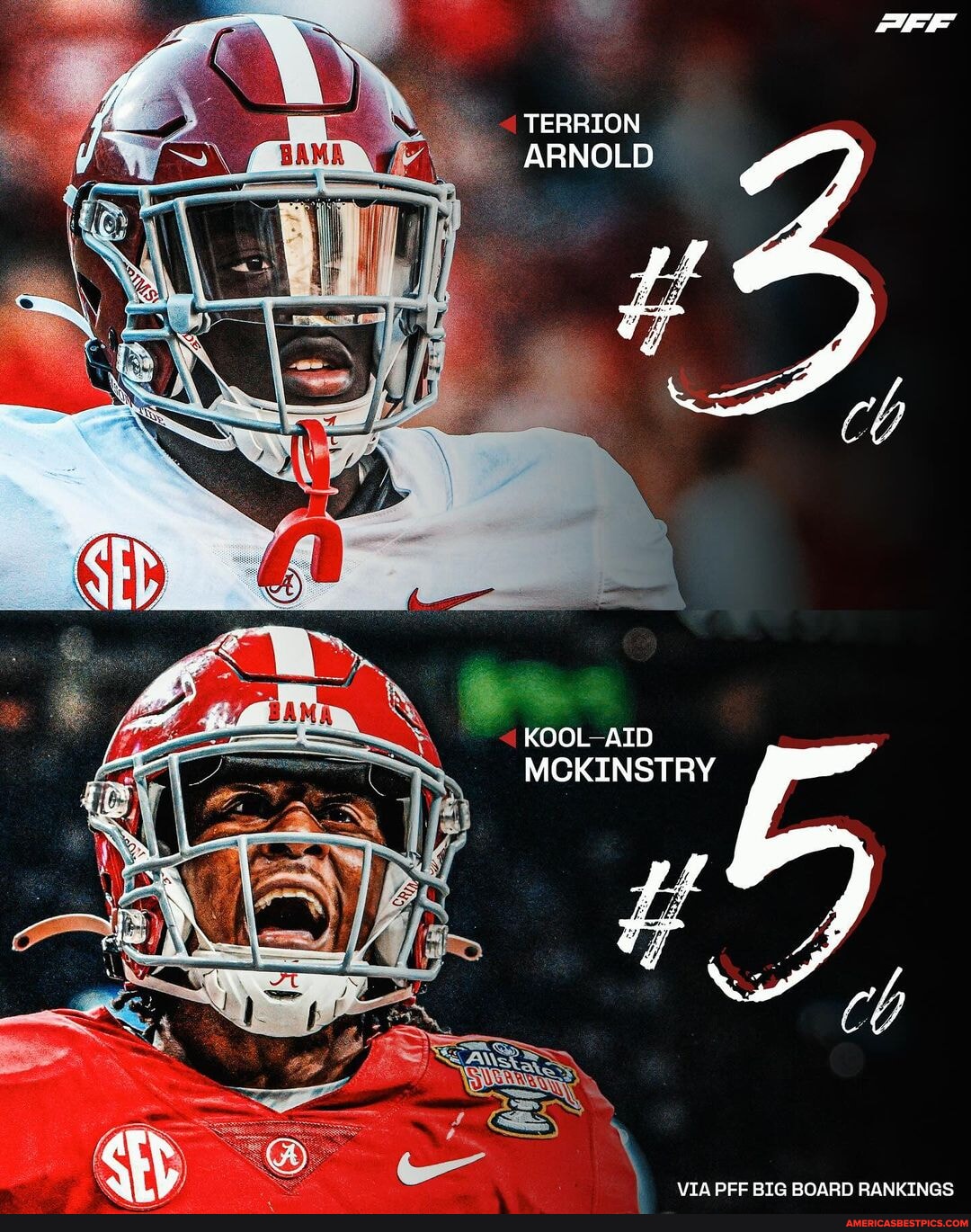 Alabama Remains A DB Factory🐘 - TERRION ARNOLD KOOL-AID MCKINSTRY VIA ...