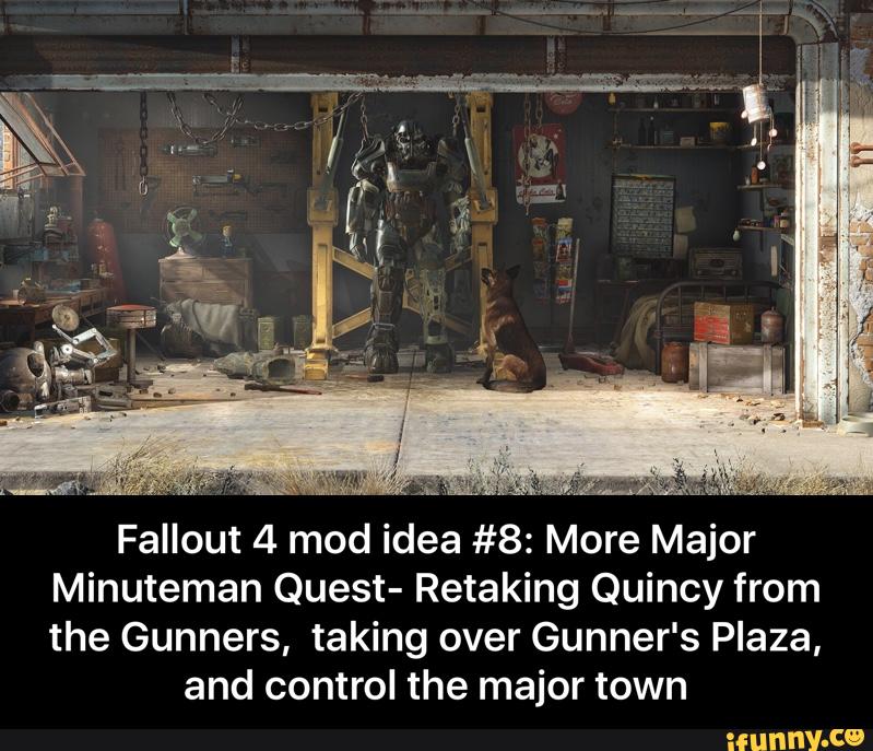 fallout 4 joining the gunners