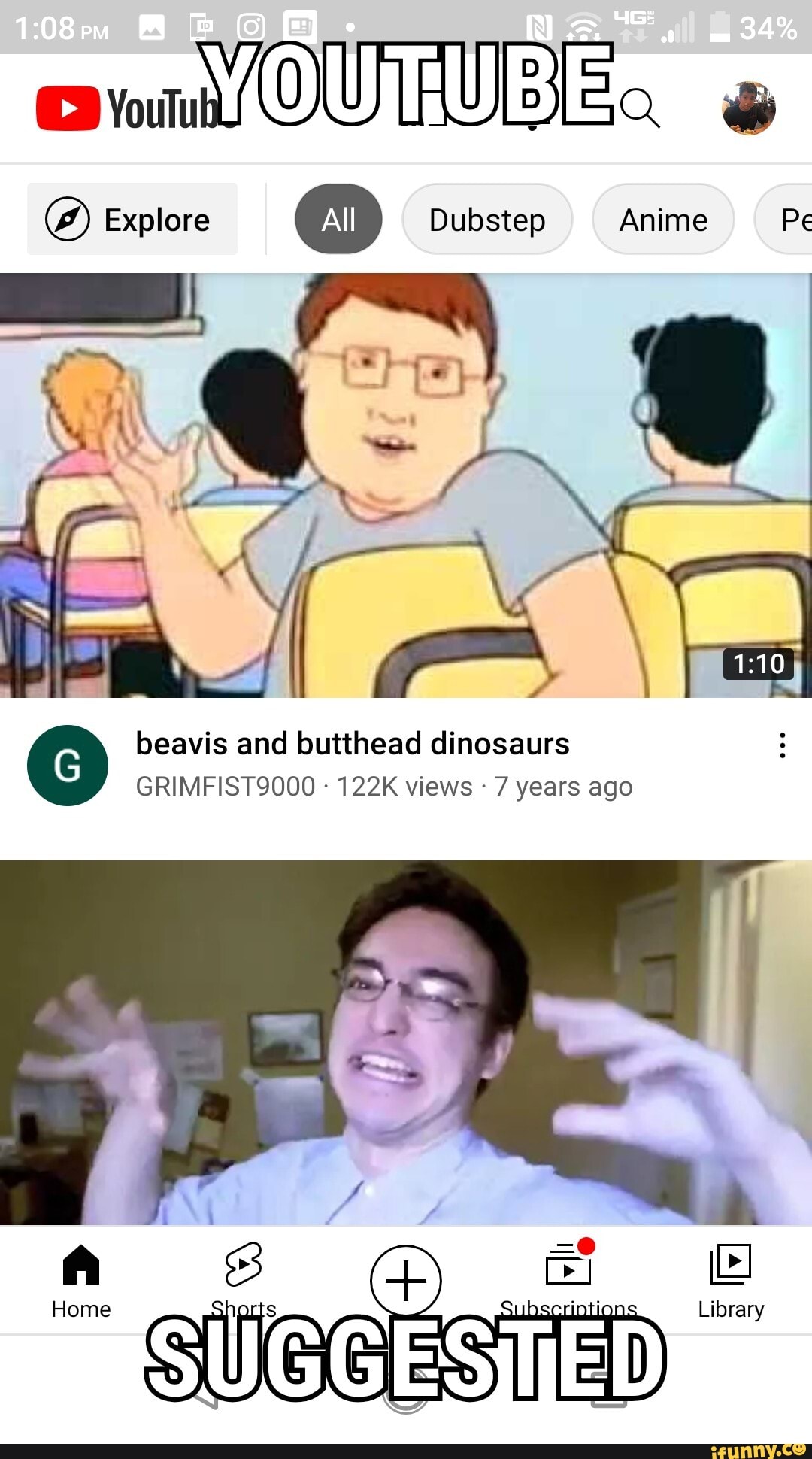 VOURUBES
Explore Dubstep Anime Pe
al
beavis and butthead dinosaurs
GRIMFIST9000 - 122K views 7 years ago
Library