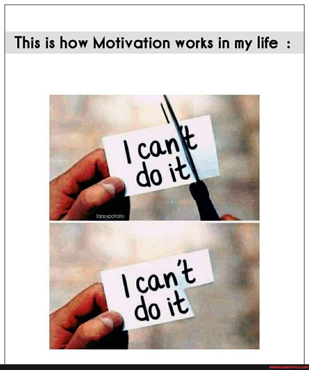 This is how Motivation works in my life :