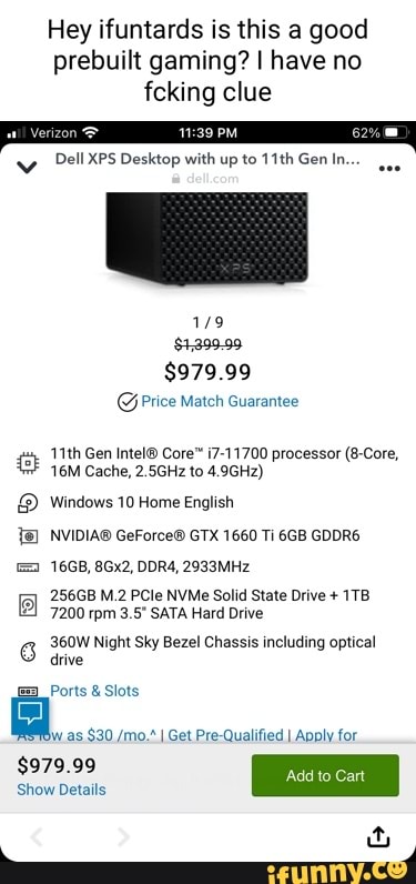 Hey ifuntards is this a good prebuilt gaming? I have no fcking
