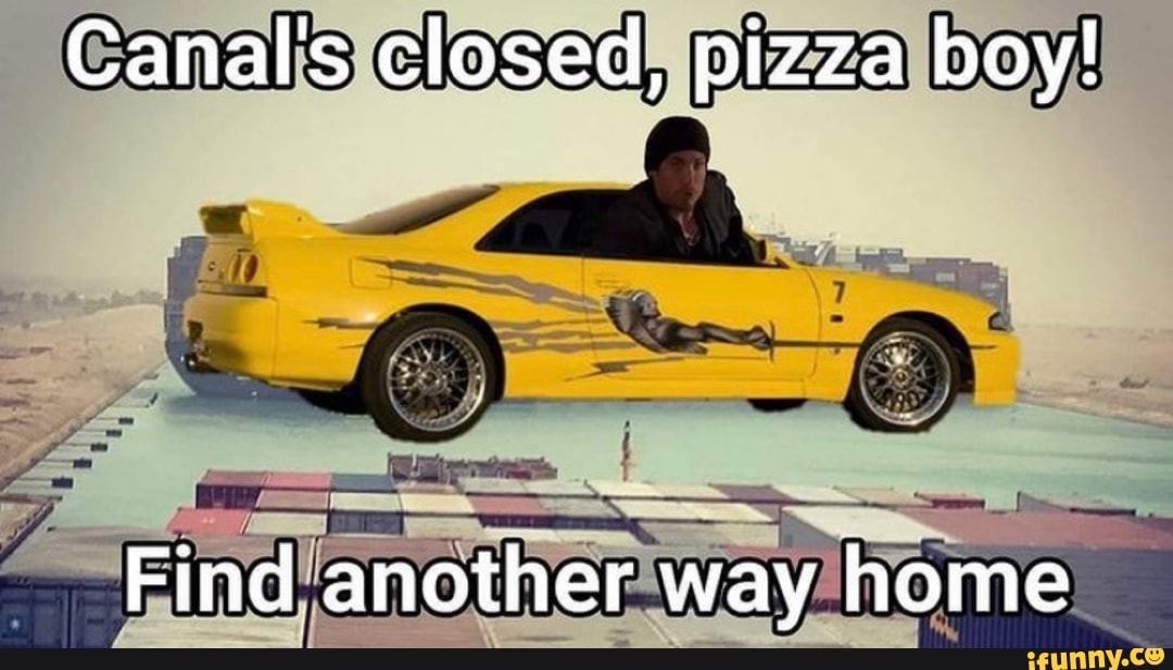 Canal's closed, pizza boy! Find another way home - iFunny Brazil