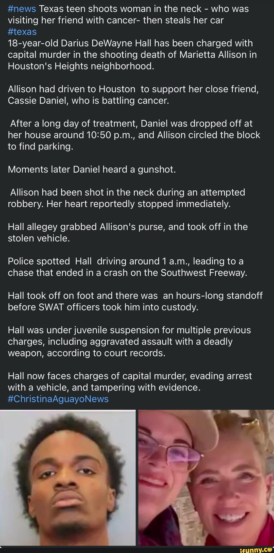 #news Texas teen shoots woman in the neck - who was visiting her friend ...