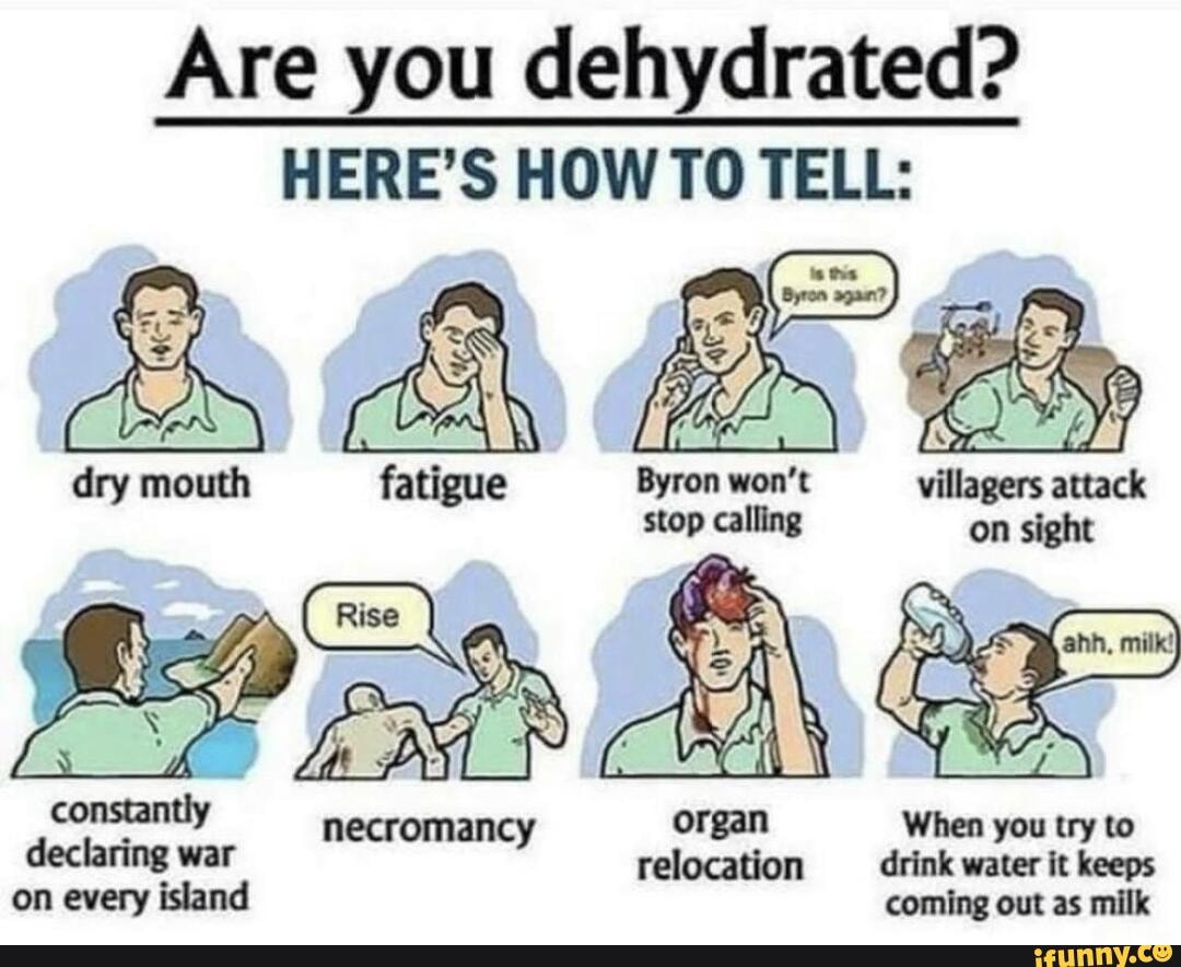 Are you dehydrated? HERE'S HOW TO TELL O