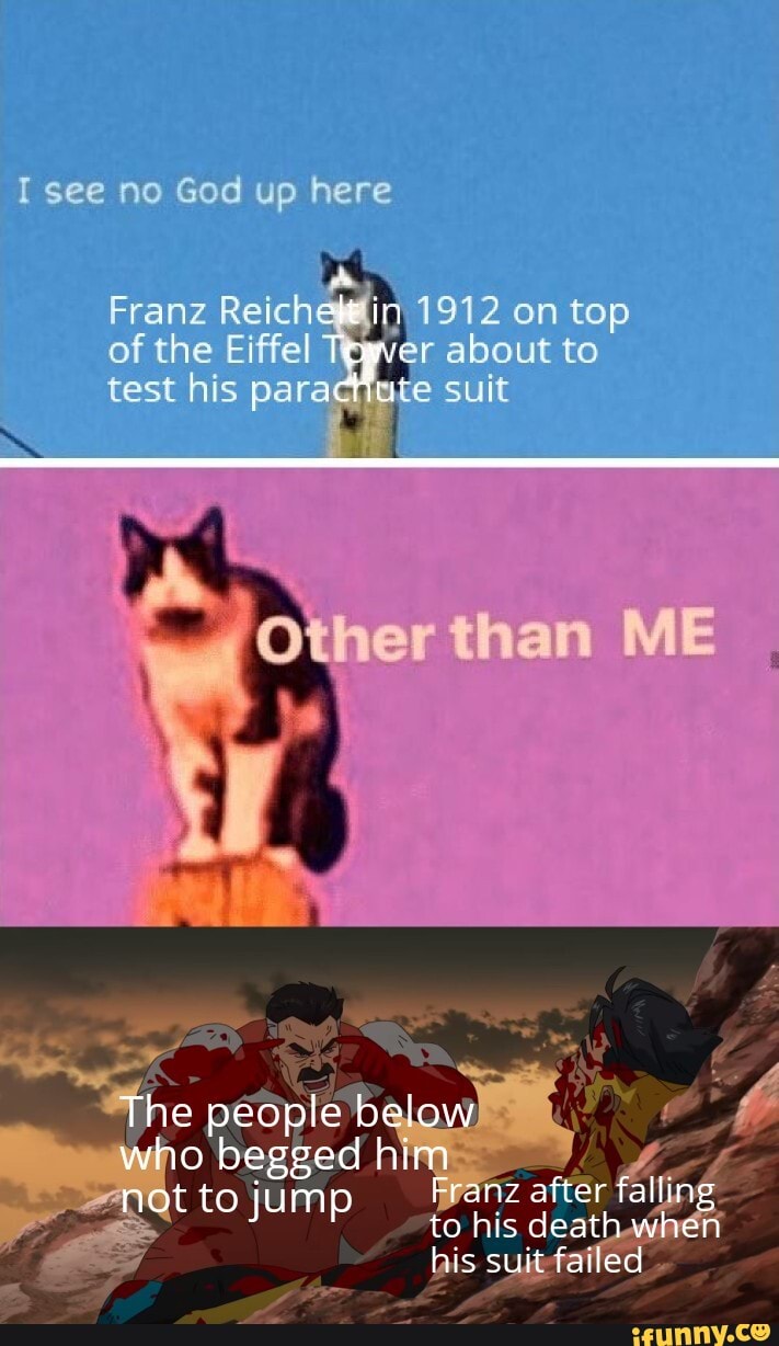 I See No God Up Here Franz Rei 1912 On To Of The Eiffel Tawrer About