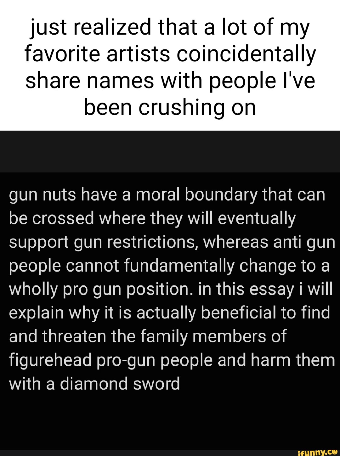 Just realized that a lot of my favorite artists coincidentally share