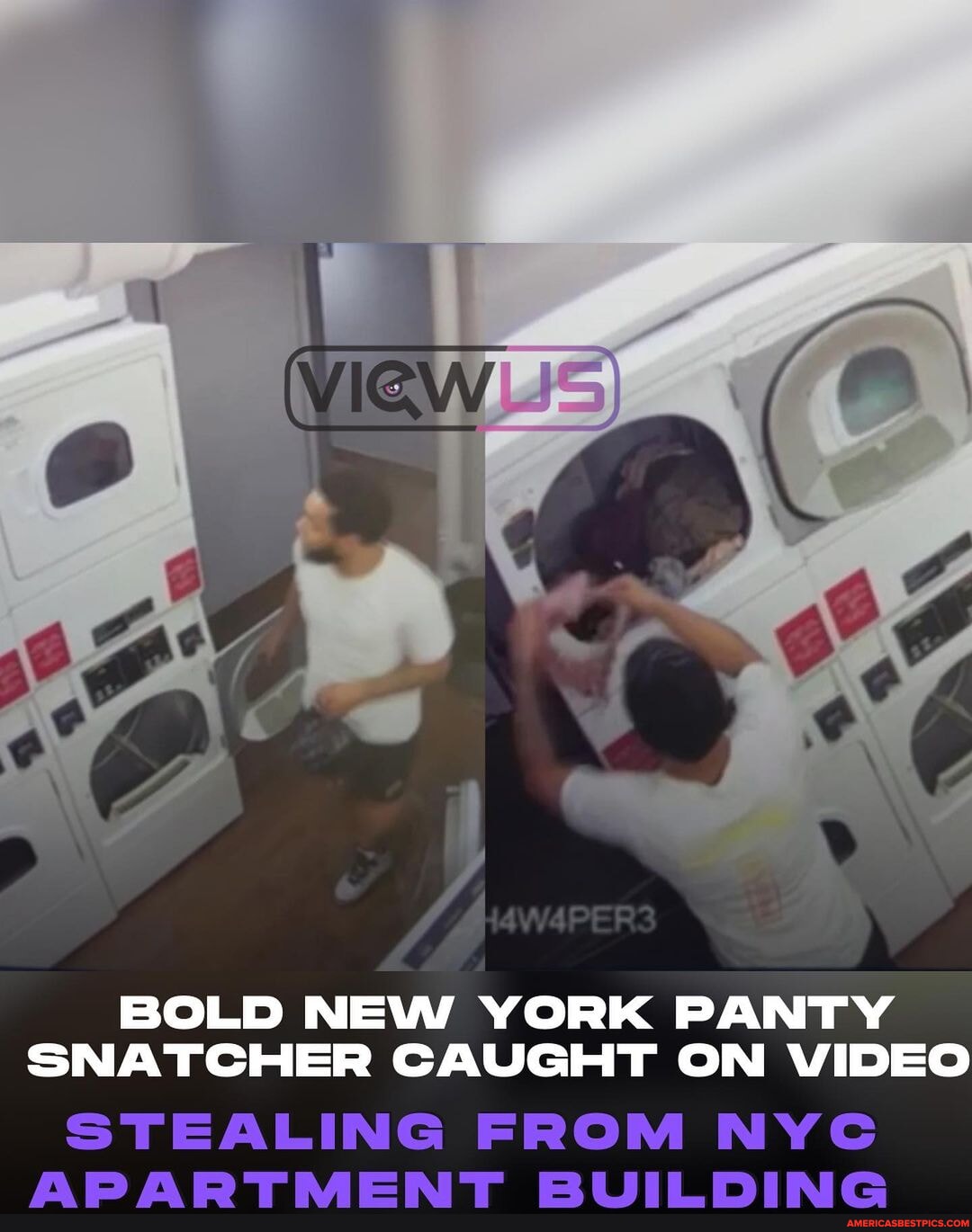 Viewus A Brazen Panty Snatcher Has Been Caught On Camera Repeatedly