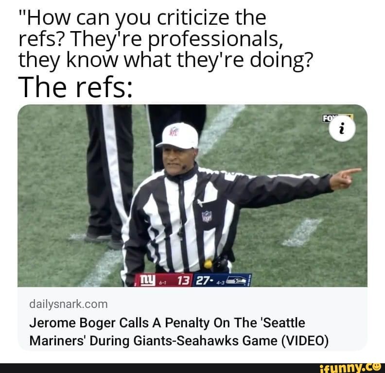 ref calls penalty on seattle mariners