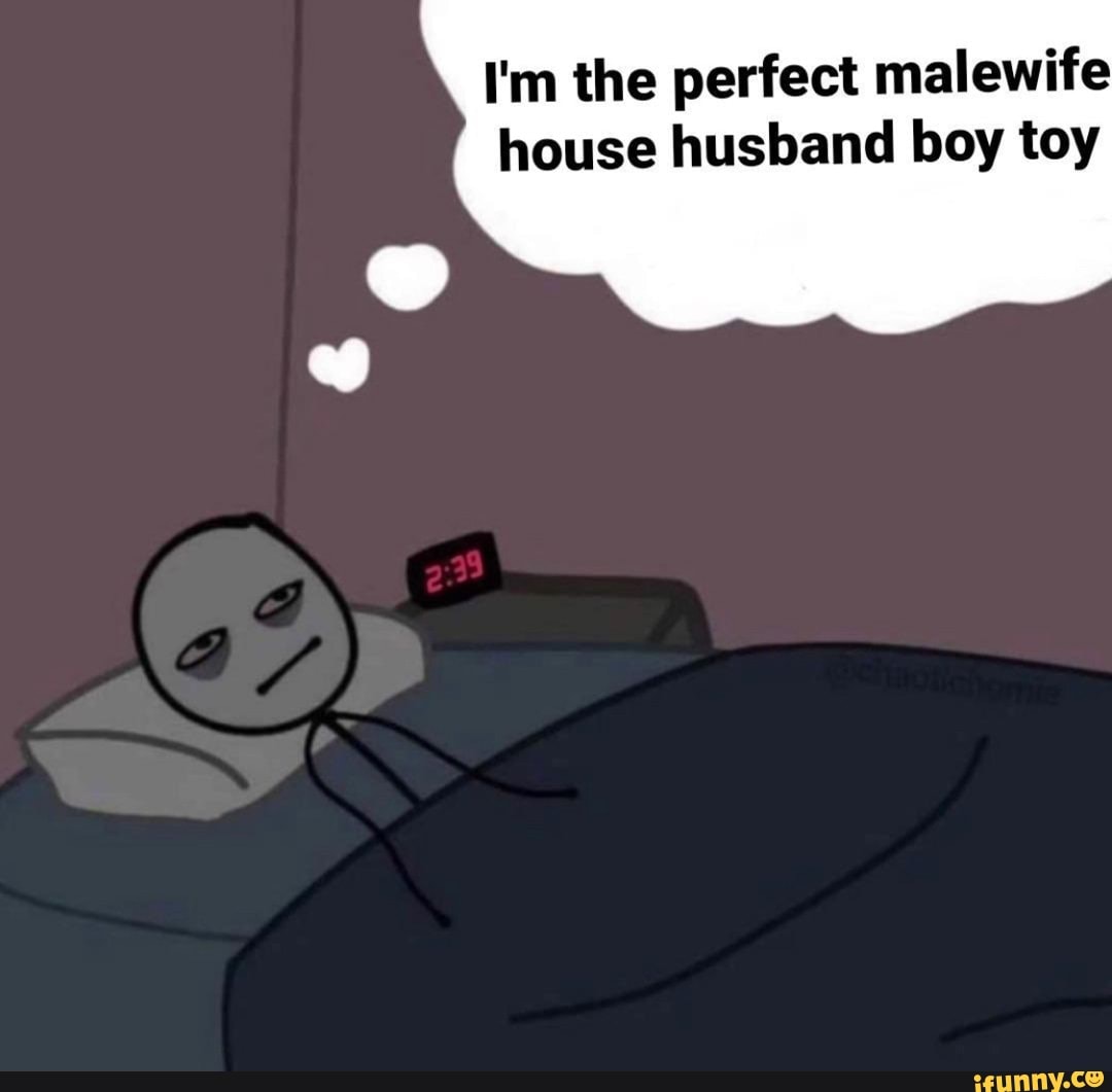 I'm the perfect malewife house husband boy toy - iFunny