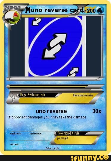 Pokemon Uno reversed