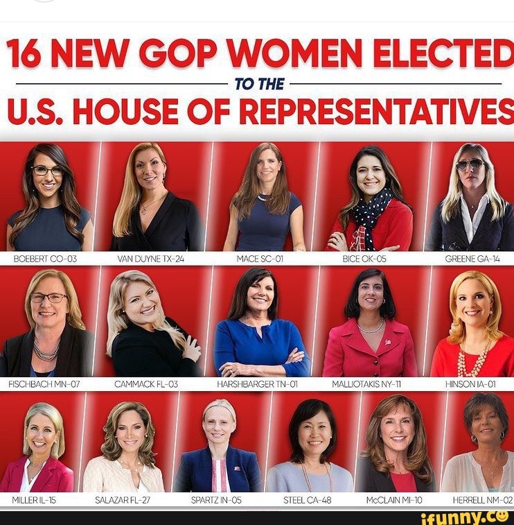 16 NEW GOP WOMEN ELECTED U.S. HOUSE OF REPRESENTATIVE MACE SCO1 iFunny