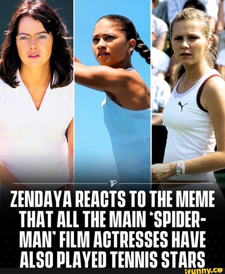 ZENDAYA REACTS TO THE MEME THAT ALL THE MAIN 