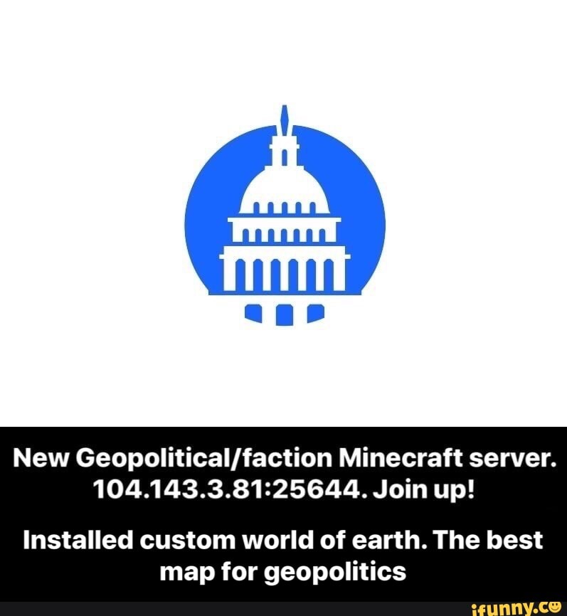 Geopolitical minecraft servers
