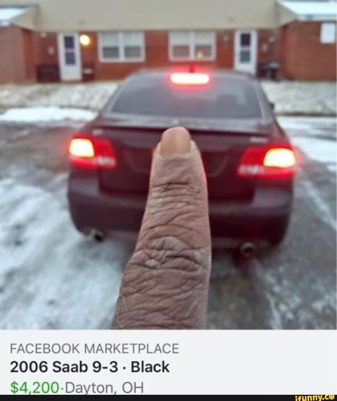FACEBOOK MARKETPLACE
2006 Saab 9-3
Black
$4 200-Davton, OH