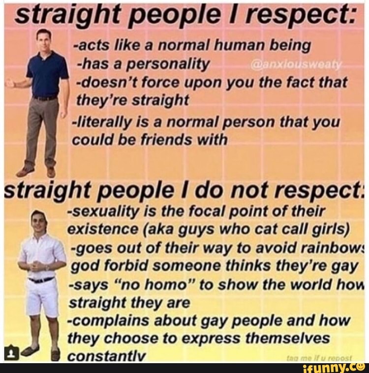 Straight Person Meaning