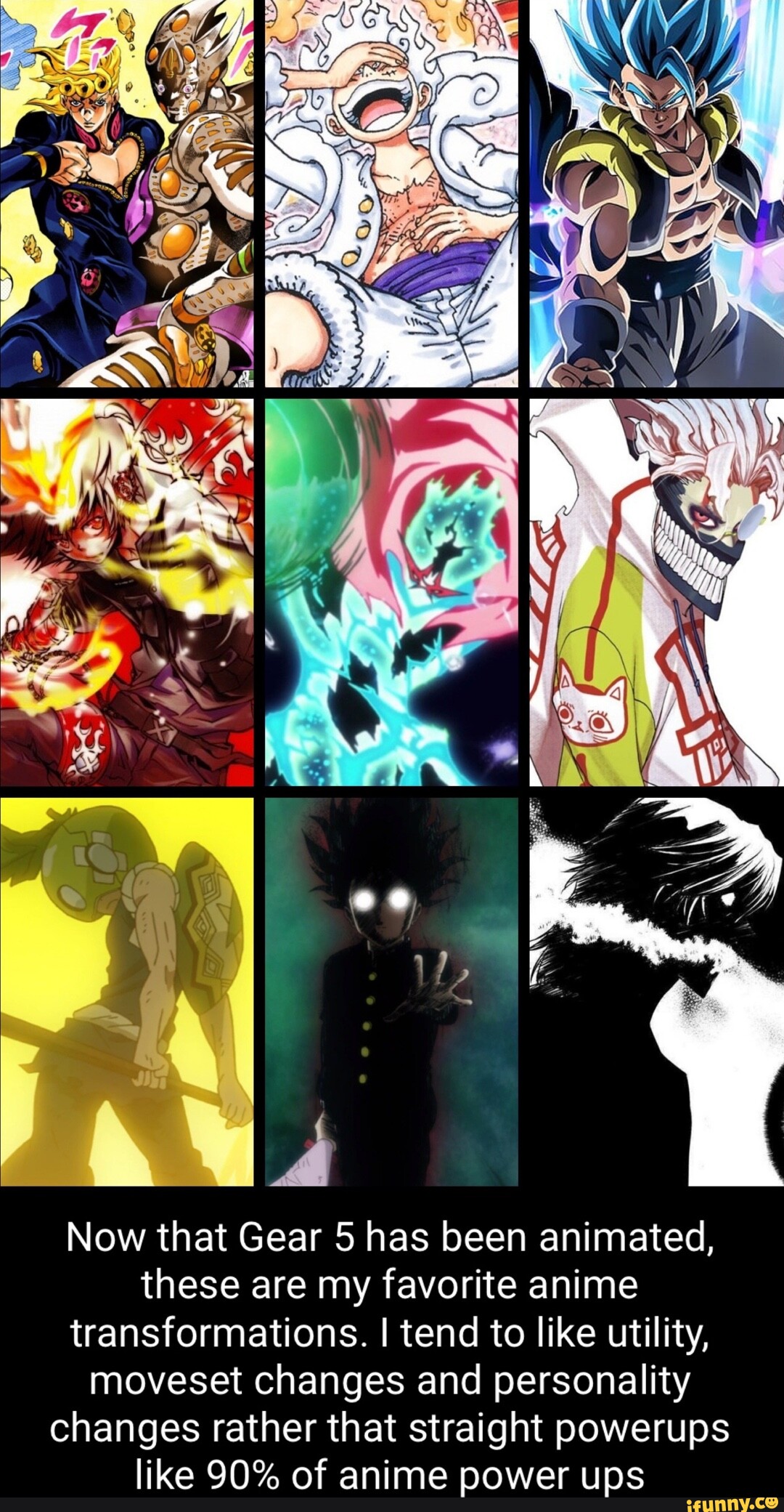My Top 5 Favorite Anime Powers
