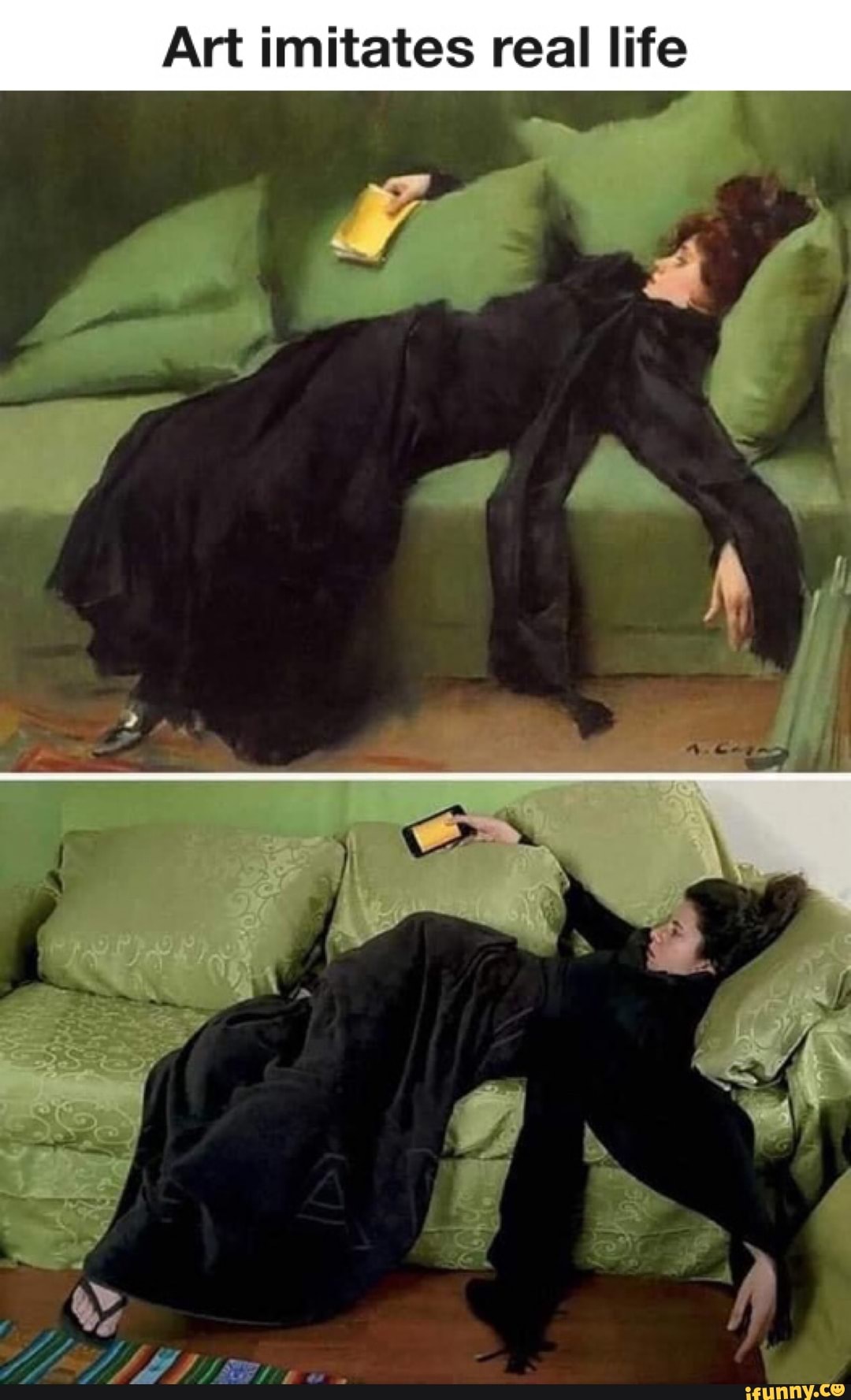 Art imitates real life