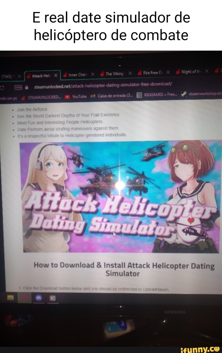 Simulator dating attack helicopter Curse Box