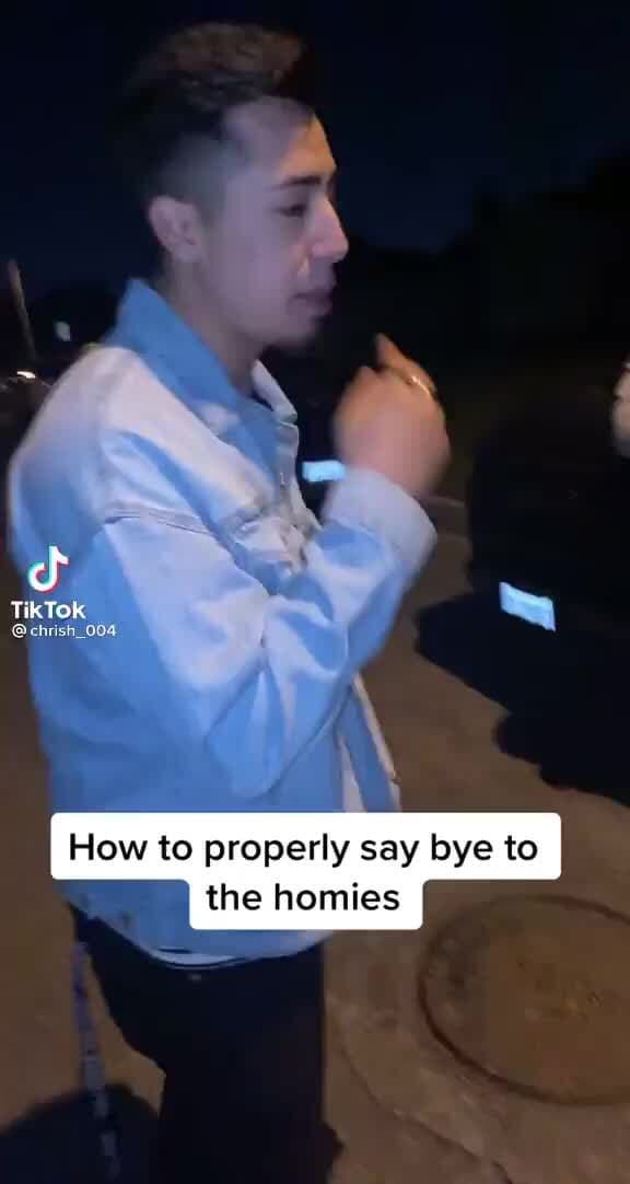 Say Goodbye To My Homies Tik How to properly say bye to the homies - )