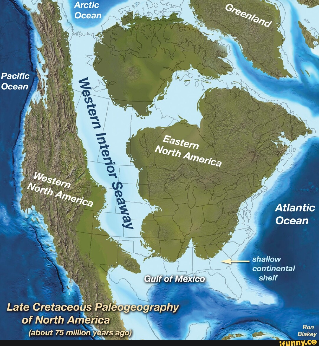 Arctic Ocean Pacific Ocean I No, Atlantic Ocean Gulf of Mexico shallow ...