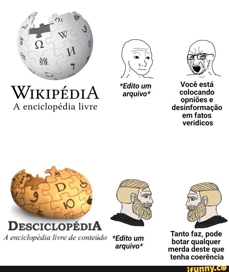 A *Edito Um Arquivo* Colocando IKIPEDI Opniões E A Enciclopédia Livre ...