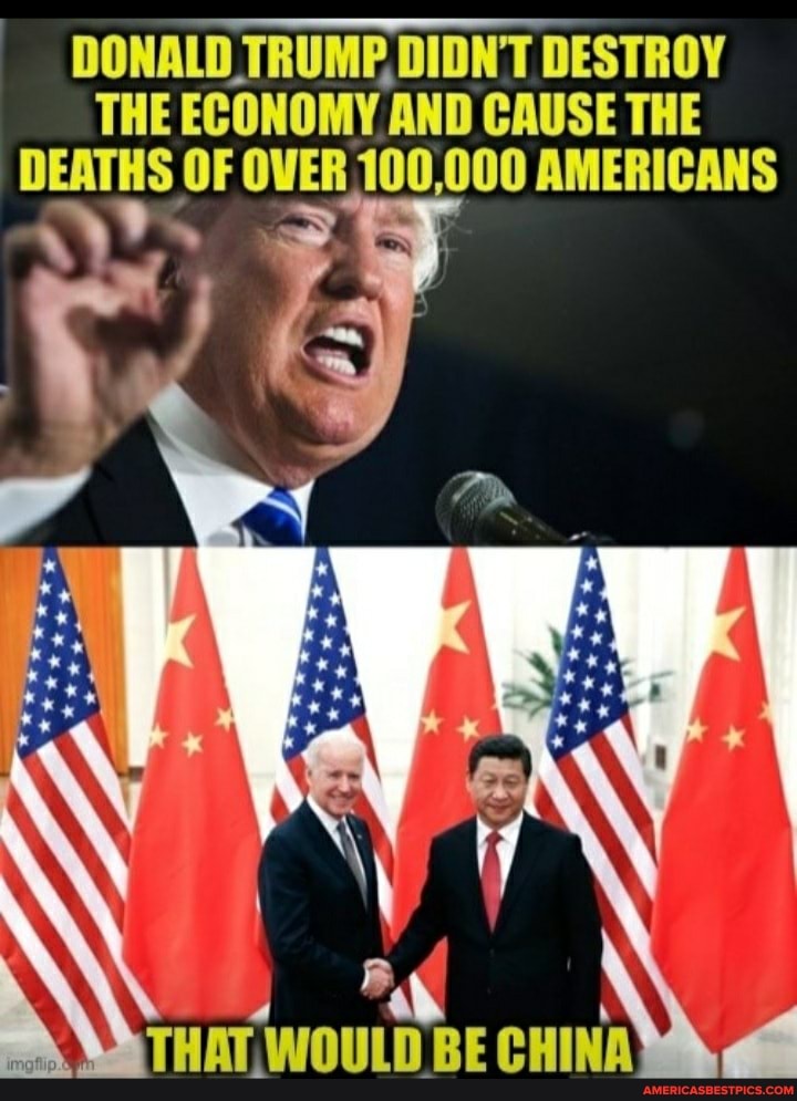 DONALD TRUMP, DIDNT DESTROY THE ECONOMY AND CAUSE THE DEATHS OF OVER,100,000 AMERICANS